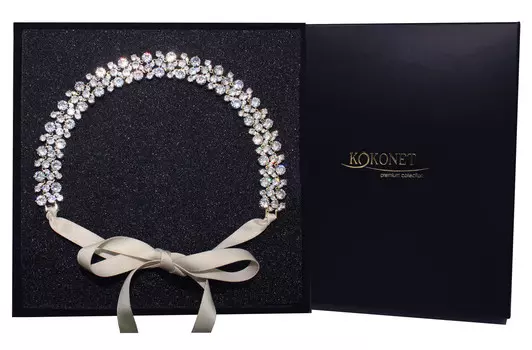 KOKONET, Свадебная лента для волос, пояс для платья, украшение из золота, 18 карат