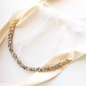 Коконет, золотая лента для волос, свадебные стразы с лентой Kokonet