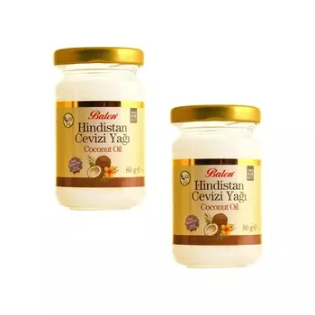 Кокосовое масло Balen Solid Cold Press, 80 гр, 2 штуки