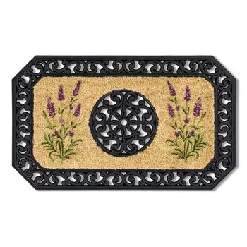 Кокосовый коврик Astra с нескользящим резиновым краем COCO TWIN кремовый 45 x 75 см, бежевый