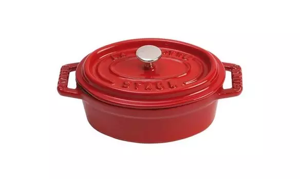 Кокотница Staub 27 см вишня овальная