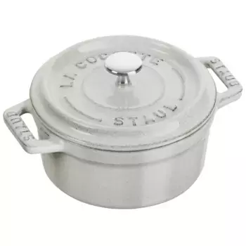 Кокотница Staub Mini круглая чугунная, трюфель