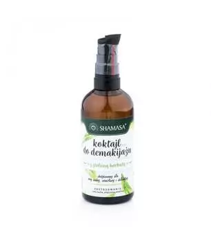 Коктейль для снятия макияжа с зеленым чаем, для сухой, чувствительной и нежной кожи, 100 мл, производитель Шамаса, Shamasa