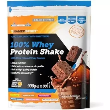 Коктейль Named Sport 100% сывороточный протеин 900г Шоколадный Брауни