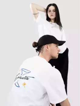 Коктейльная футболка Ementa Sb, белый