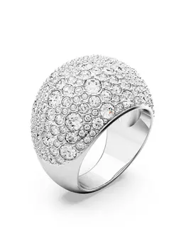 Коктейльное кольцо Swarovski Sublima, серебряный