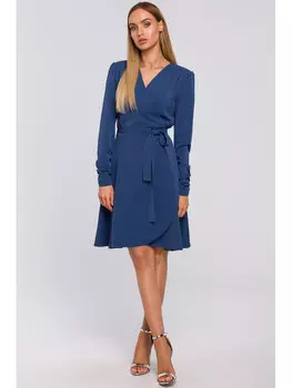 Коктейльное платье а-силуэта Made Of Emotion, синий