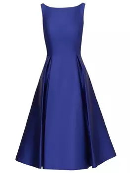 Коктейльное платье Adrianna Papell Sleeveless Tea Length Dress, королевский синий