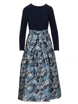 Коктейльное платье Adrianna Papell, темно-синий