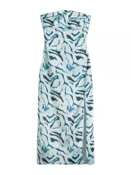 Коктейльное платье Bershka, лазурный/голубой