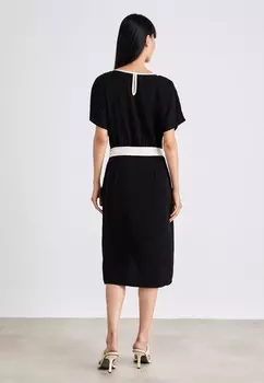 Коктейльное платье DOLMAN WRAP DKNY, черный