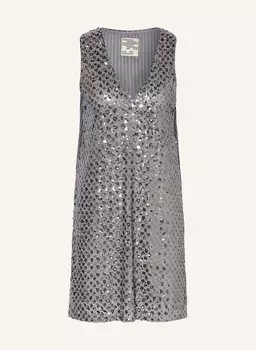 Коктейльное платье Джолиетта из микса материалов Baum Und Pferdgarten, серый