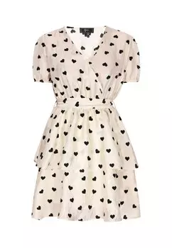 Коктейльное платье faina Fashion Look, кремовый