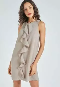 Коктейльное платье GASA LOVE & MONEY, бежевый