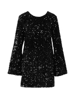 Коктейльное платье Gina Tricot, черный