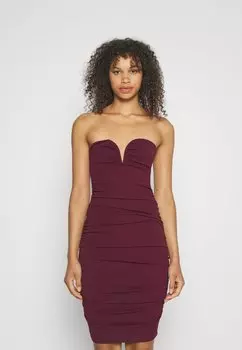 Коктейльное платье Gina Tricot, фиолетовый