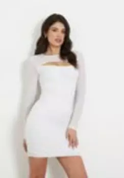 Коктейльное платье Guess, белый