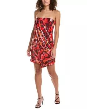 Коктейльное платье Halston Ari, красный