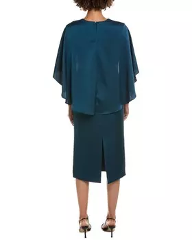 Коктейльное платье Halston Tomi, синий