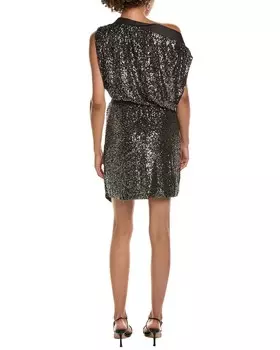 Коктейльное платье Halston Tyler, серый