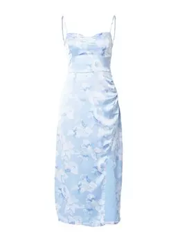 Коктейльное платье Hollister, светло-синий