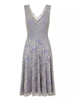 Коктейльное платье Hotsquash, серебро