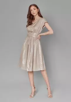 Коктейльное платье Kasia Zapaa, бежевый