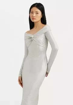 Коктейльное платье KENEIA Lauren Ralph Lauren, молоко