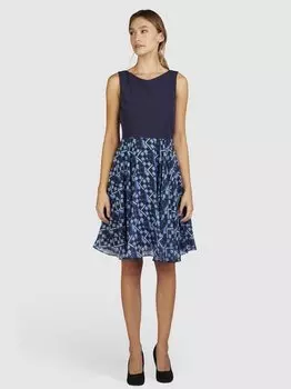 Коктейльное платье коктейльное платье с шифоновой юбкой Kleo, синий
