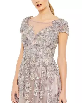 Коктейльное платье Mac Duggal, сирень