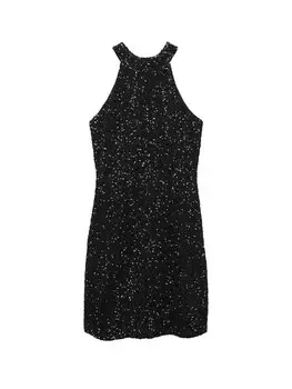 Коктейльное платье MANGO Cocktail Dress Xlazo, черный