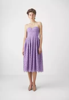 Коктейльное платье MIDI LENGTH CORSAGE DRESS Swing, мальва