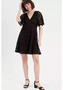 Коктейльное платье MIT SPITZE Cache Cache, черный