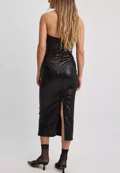 Коктейльное платье NA-KD, цвет Czarny