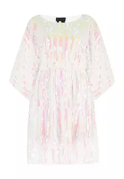 Коктейльное платье NAEMI Cocktail Dress, белый