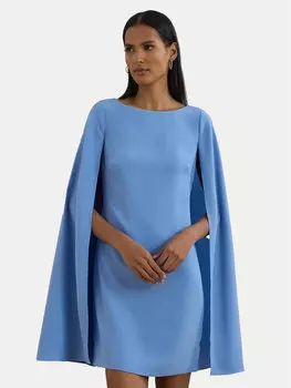 Коктейльное платье облегающего кроя 253855210033 Lauren Ralph Lauren, синий