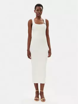 Коктейльное платье облегающего кроя 3M0553C Kontatto, экрю