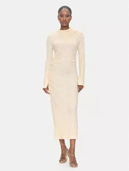Коктейльное платье облегающего кроя Clover DAY65243522 Day Birger t Mikkelsen, бежевый