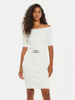 Коктейльное платье облегающего кроя Marciano Guess, экрю