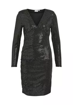 Коктейльное платье/праздничное платье MINI GLITZER VIOLENE VILA, цвет schwarz
