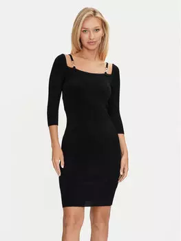 Коктейльное платье приталенного кроя Marciano Guess, черный