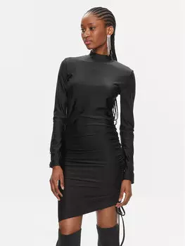 Коктейльное платье приталенного кроя Mvp Wardrobe, черный