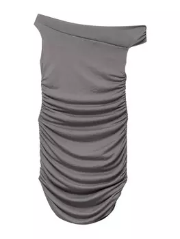 Коктейльное платье Pull&Bear, серый