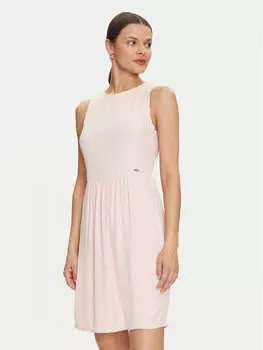 Коктейльное платье regular fit Armani Exchange, экрю
