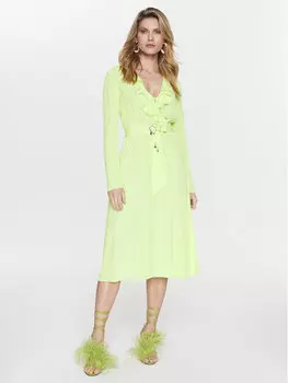 Коктейльное платье regular fit Patrizia Pepe, зеленый