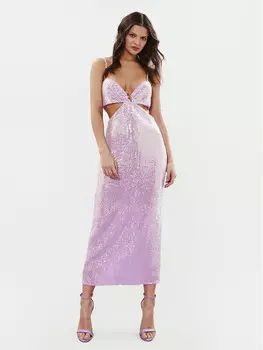 Коктейльное платье regular fit Patrizia Pepe, фиолетовый