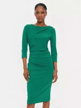 Коктейльное платье regular fit Rinascimento, зеленый