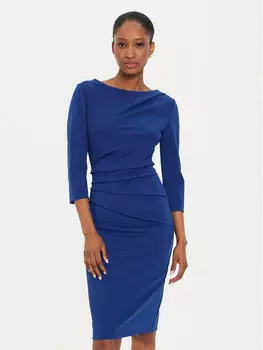 Коктейльное платье regular fit Rinascimento, синий