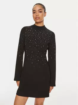 Коктейльное платье regular fit Silvian Heach, черный