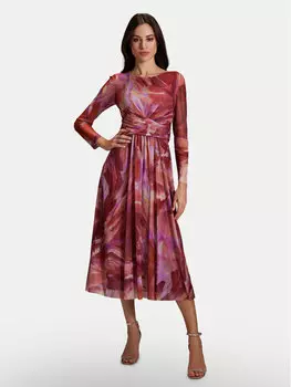 Коктейльное платье regular fit Swing, мультиколор